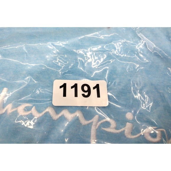 Champion Light Blue Pullover Hoodie Sweatshirt Women's Medium Athletic‎ Apparel - Picture 16 of 16